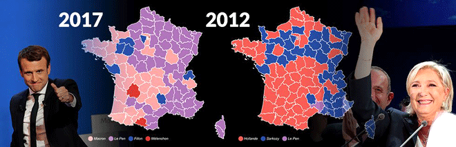 I risultati delle elezioni francesi per circoscrizione